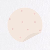 Polka dot notepaper on textured background