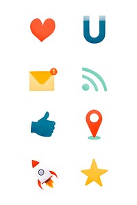 New business startup icon set illustration