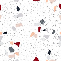 Colorful terrazzo abstract background seamless pattern 