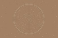 Line astrological star map background in brown