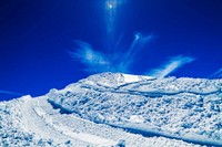 A beautiful view of alpine-flare. Original public domain image from Wikimedia Commons