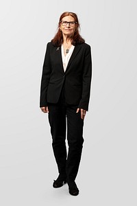 Senior businesswoman in a suit