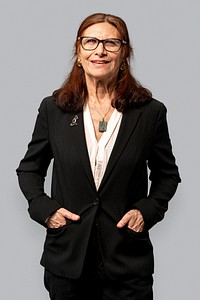 Senior businesswoman in a suit