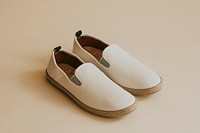 Men's white espadrilles slip-on shoes