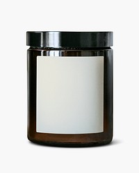 Beauty product jar minimal style