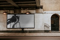 Billboard mockup, editable advertisement psd