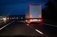 Delivery truck, logistics and freight delivery. Free public domain CC0 photo.