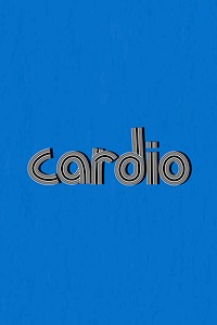 Retro cardio psd text typography