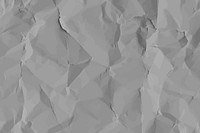 Gray crumpled paper texture background