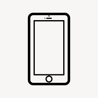 Smartphone icon design element vector