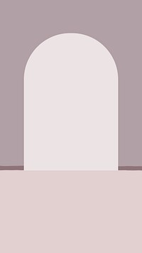 Aesthetic arch mobile wallpaper, pastel design