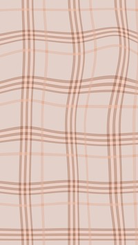 Scott pattern phone wallpaper, peach aesthetic design