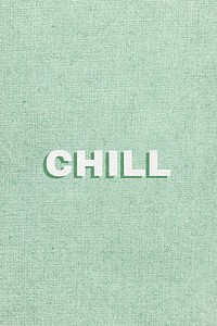 Chill lettering pastel shadow font