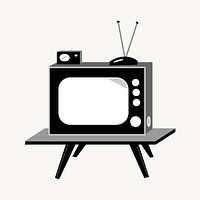 Television illustration. Free public domain CC0 image.