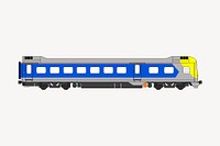 Train collage element vector. Free public domain CC0 image.