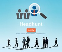 Headhunt Headhunting Hiring Human Resources Concept