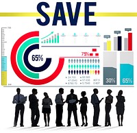 Accounting Save Saving Financial Banking Concept