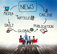 News Publication Online Article Media Concept