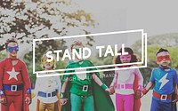 Stand Tall Pride Proud Confident Walk Tall Concept