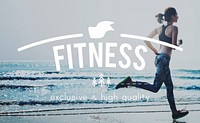Healthcare Fitness Exercise Jog Running Concept