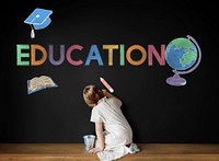 School Academic Learning Kids Graphic Concept