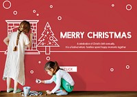 Merry Christmas Santa Clause Festive Holiday Concept