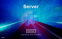 Server Technology Online Internet Database Concept