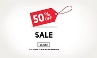 Sale Price Tag Promotion Discount Homepage Concept