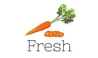 Fresh Carrot Healthy Eating Vegetable Food Graphic