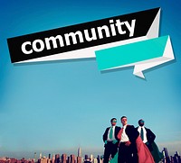 Community Citizen Connection Group Network Concept