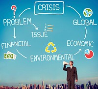 Crisis Economic Environmental Finance Global Concept