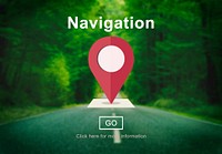 Navigation Position Maps Services Concept