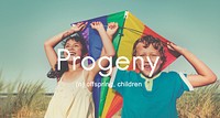 Progeny Children Generation Juvenile Young Kids Concept