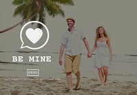 Be Mine Valantine Romance Heart Love Passion Concept