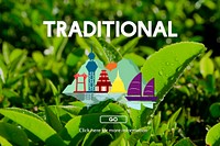 Traditional Celebrate Fastival Pattern Style Concept
