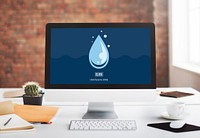 Aqua Droplet Drink Water Liquid Concept