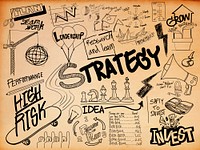 Strategy Doodle Freehand Creative Sketch Concept