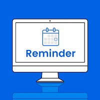 Reminder Calendar Appointment Agenda Schedule Planner