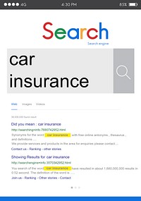 Car Insurance Safety Security Strategy Concept