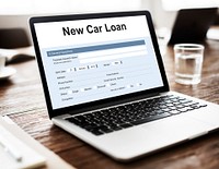 New Car Loan Insurance Policy Protection Budget Concept