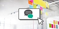 Message Communication Networking Speech Bubble Concept