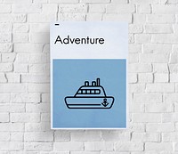 Route Holiday Discover Journey Boat Sign