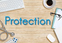 Protection Security Safety Health Concept