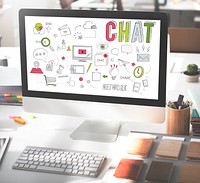 Chat Chatting Social Network Technology Concept