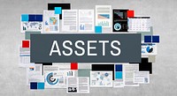 Assets Accounting Bookkeeping Estate Finance Concept