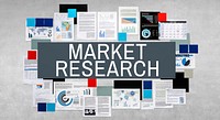 Market Research Stock Investment Report Concept