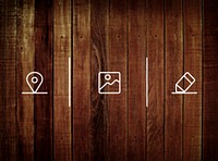 Application Icon Multimedia Media Button Concept