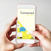 Communication Connected Online Network Concept
