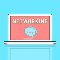 Blog Online Social Network Concept