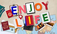 Enjoy Life Fun Happiness Relaxation Concept